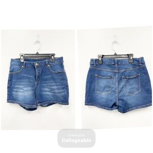 Serra Womens Stylish Blue Denim Shorts Sz 8